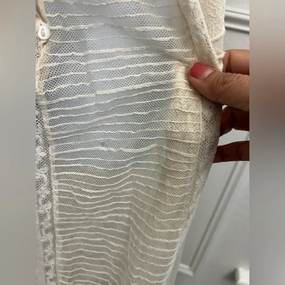 Antique Edwardian Lace Tea Dress 1900s Cotton Lawn Embroidered Bridal - Picture 5 of 14